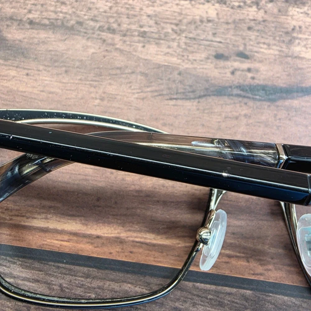 Nautica NL05012 001 Black Gold Cat Eye Eyeglasses Frames 51-18-140 Womens
